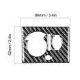 thumbnail image 2 of Headlight Button Trim Lamp Switch Cover Carbon Fiber Decor Fit for Dodge Challenger 2008-2014 LHDA Type, 2 of 3