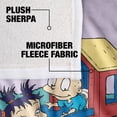 thumbnail image 4 of Rugrats Blanket, 50"x60" Rugrats Playground Silky Touch Sherpa Back Super Soft Throw Blanket, 4 of 5
