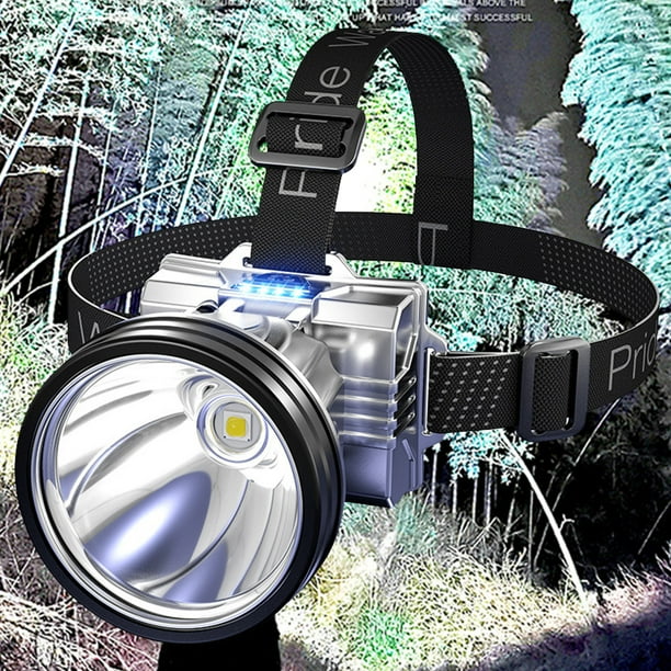 Lámpara de emergencia LED Bsvklp con diadema impermeable IPX4 3 modos de luz