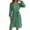 Green, variant on TJAZFJPA Leopard Print Dress Women's Retro Floral Print Casual Long Sleeved Pleated Skirt with Wide Hem Dresses for Teens New Years Eve Dress for Women
