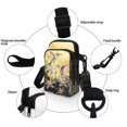 thumbnail image 5 of HELLHERO Adjustable Strap Cross Body Purse Adults Polyester Daily Commute or Casual Outings 4.33x1.97x7.09 Adjustable Shoulder Strap, Hummingbirds and Lilies, 5 of 7