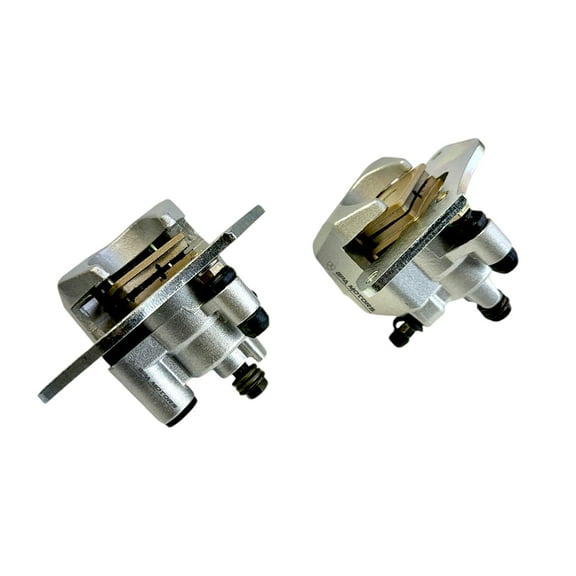 Front Left Right Brake Calipers With Pads Fits Honda Rancher Rubicon TRX420 TRX500 TRX520 (2007-2024)