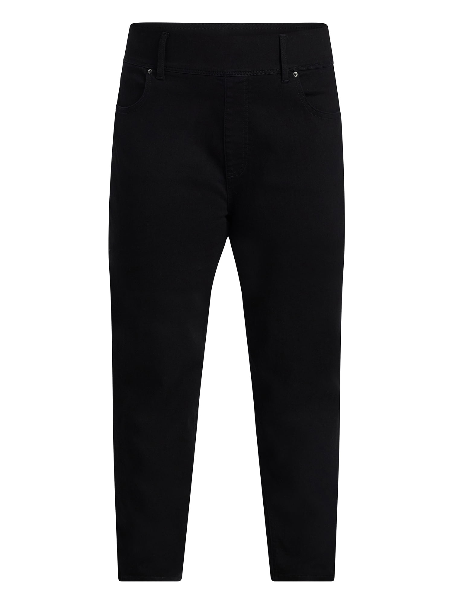 Terra & Sky Women's Plus Pull-On High Rise Straight Leg Jegging, 29" Inseam, Sizes 0X-4X