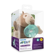 مصاصة Philips Avent Soothie Snuggle ، 0m + ، قرد ، SCF347 / 02