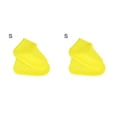thumbnail image 3 of Wosthever Cubierta de zapatos Protector de zapatos impermeable de silicona Cubrezapatos antideslizantes resistentes al desgaste, Amarillo, S Amarillo S 2piezas, 3 of 6