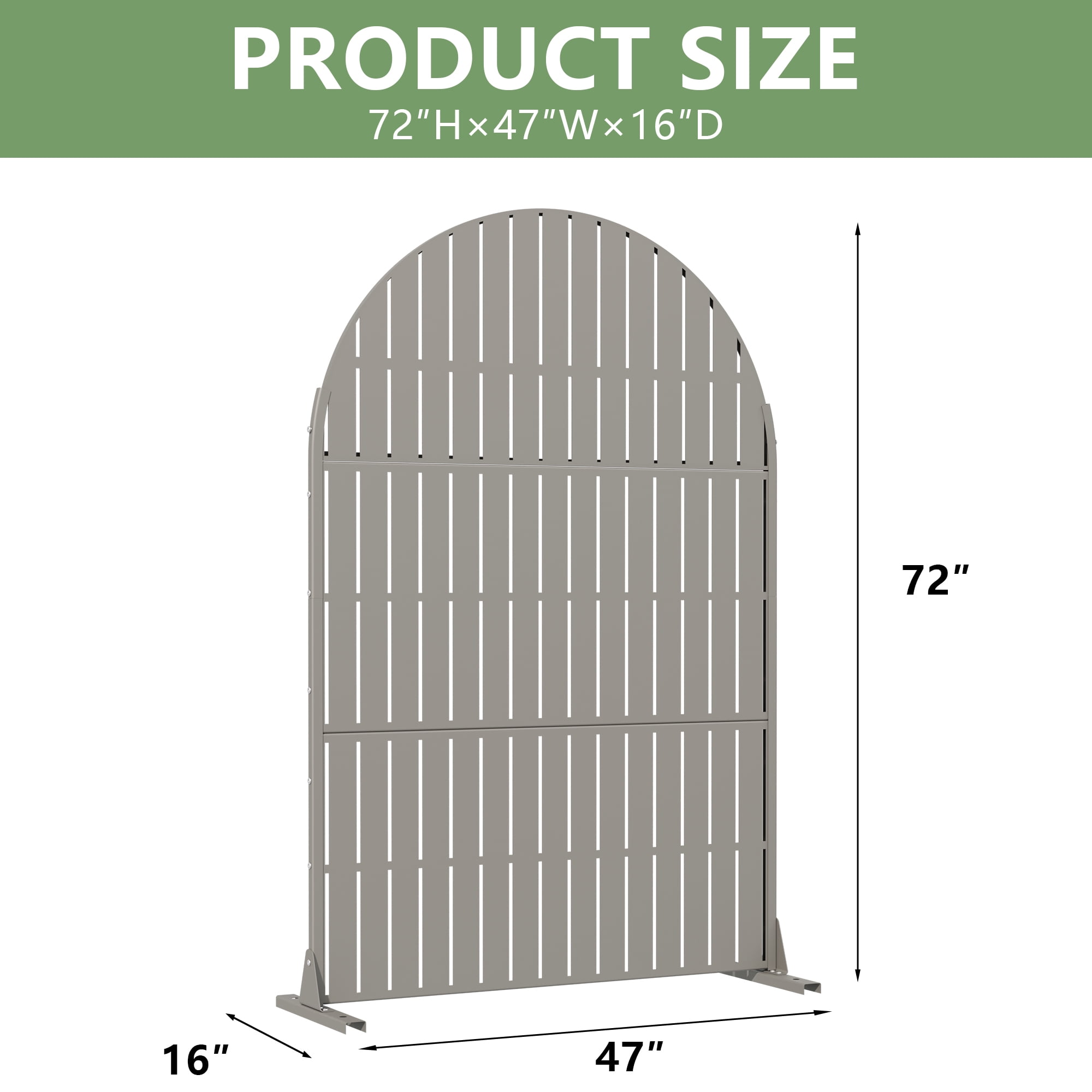 Privacy Metal Screen Fence Panel