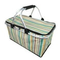thumbnail image 5 of Enfriador térmico, impermeable, aislado, para el almuerzo, bolsa de almacenamiento para picnic, contenedor Rayas amarillas kusrkot Almacenamiento con aislamiento portátil, 5 of 5