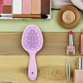 thumbnail image 1 of GOOHOCHY Cepillo Exfoliante Para Cuero Cabelludo De Silicone Con Doble Diente Y Mango Largo Color Lavanda, 1 of 8
