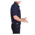 thumbnail image 3 of Mafoose Mens Polyester Micropique Sport-Wick Polo Shirt True Navy x-Large, 3 of 7