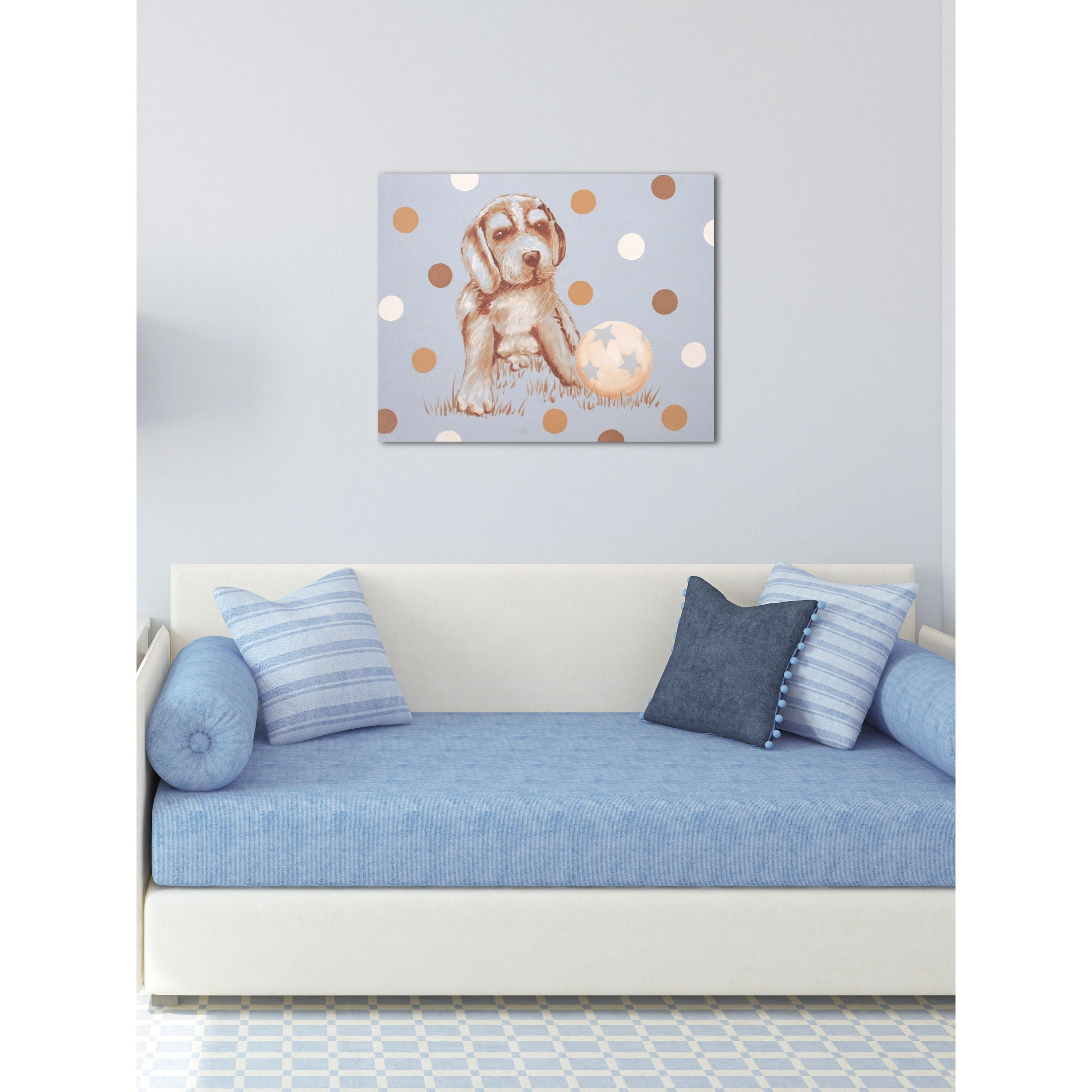 Marmont Hill "Sparky" by Reesa Qualia Painting Print on Wrapped Canvas