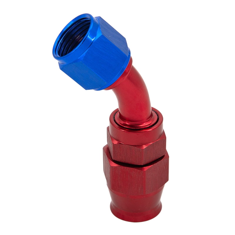Turbo Oil Feed Hose AN8 Aluminum Swivel Hose End Fitting Straight for