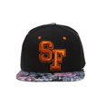 thumbnail image 1 of City Caps Black/Floral Adjustable Snapback - San Francisco, 1 of 2