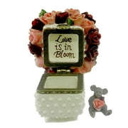 Boyds Bears Resin ROSES BOUQUET W BLOOM Valentines Day Treasure Box 1E 4026258