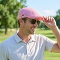 thumbnail image 5 of Minzimin Mens Mesh Newsboy Hat Breathable Summer Flat Cap Beret Gatsby Ivy Driving Hat Adjustable Golf Cap, 5 of 6