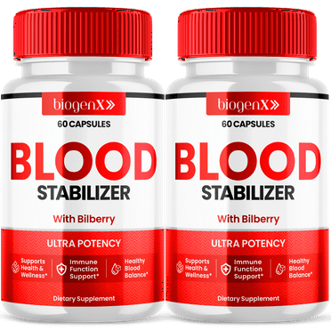 BiogenX Advanced Blood Support Formula, Extra Strength Glycogen Supplement 120 Capsules