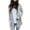 Gray, variant on Sweater Cardigan Knit Plus Size Women's Solid Color Knitted Pocket Cardigan Sweater Loose Knit Cardigan Jacket Gray XXL