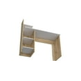 thumbnail image 4 of We Have Furniture Desk Wichita, Four Shelves, Light Oak / White Finish, 4 of 6