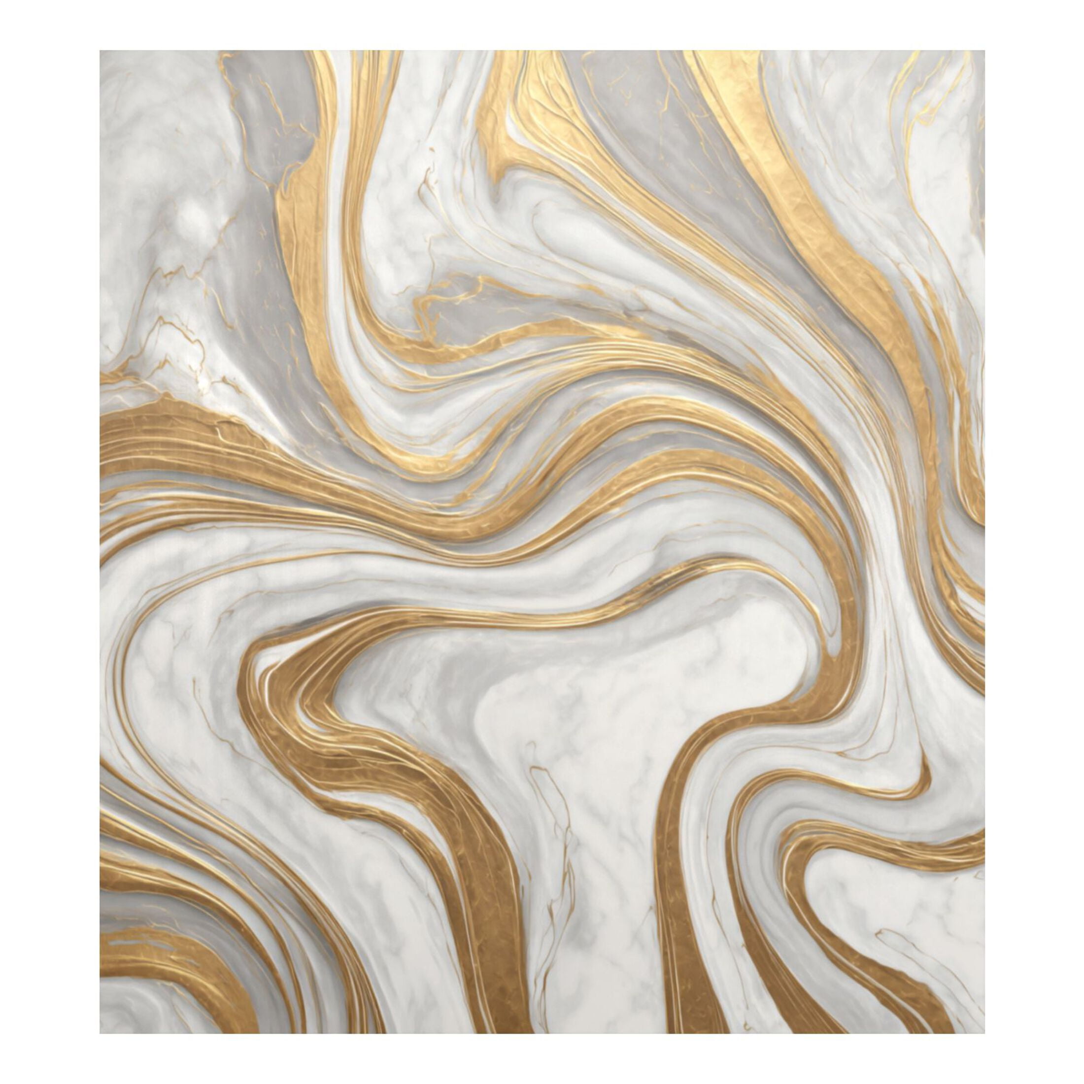 Dishwasher Magnetic Refrigerator Magnet Cover Sticker Home Decorative 23"x26" Gold and White Marble