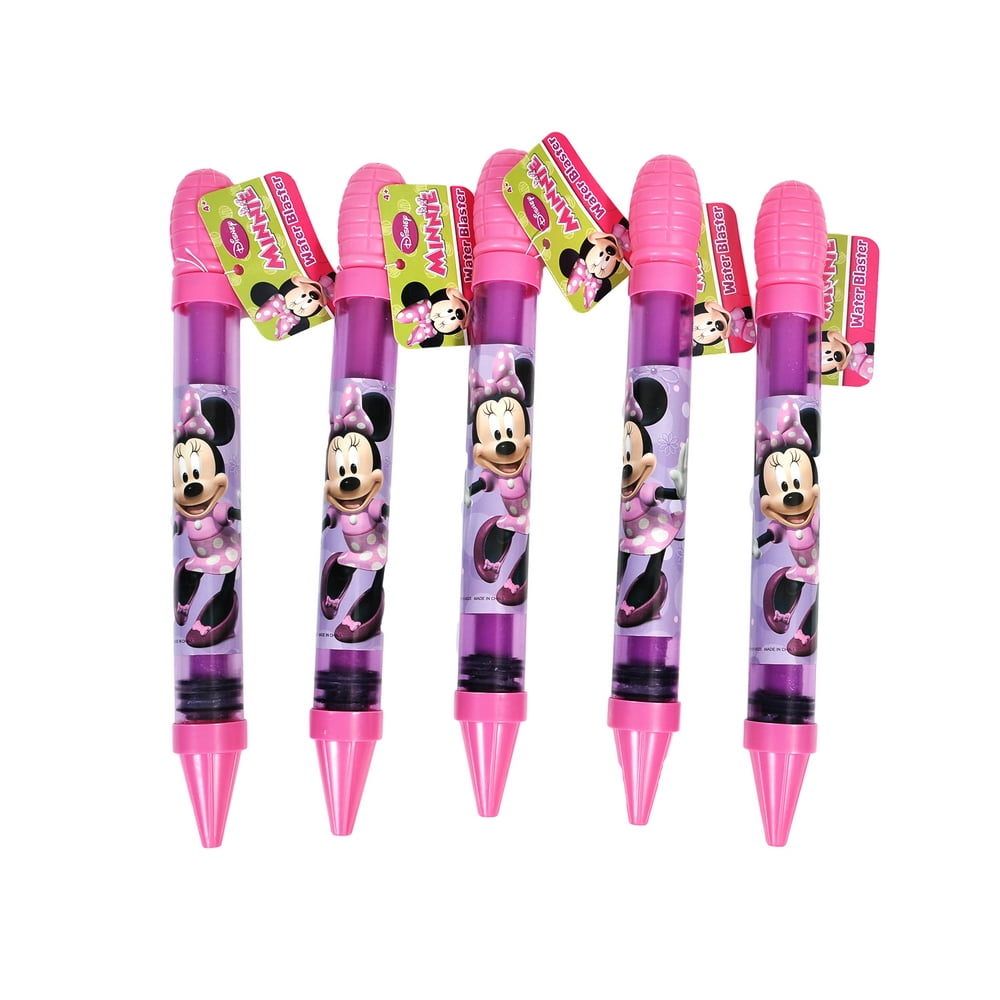 Disney Minnie Mouse 5 Pc Party Pack Water Blaster Set - Walmart.com ...