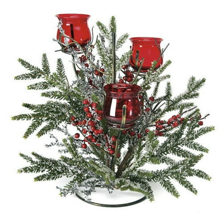 Regency International Berry and Ice Tree Candle Holder