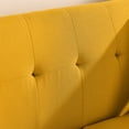 thumbnail image 7 of Loveseat Sofa, Mid Century Modern Decor Love Seat Couches for Living Room, Button Tufted Upholstered Small Couch for Bedroom, Solid and Easy to Install, 7 of 7