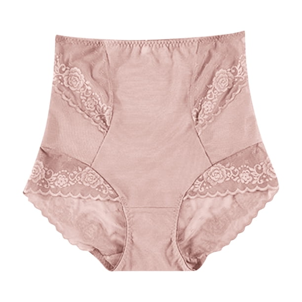 Fajas moldeadoras de cintura alta para mujer, con encaje, con estampado, de nailon, para realzar glúteos.