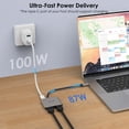 thumbnail image 5 of WAVLINK 4K@60Hz USB Hub, USB to Dual HDMI Adapter with 87W Charge for MacBook/Dell/HP/Lenovo Laptop, 5 of 9