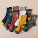 thumbnail image 3 of Calcetines de hombre hasta media pantorrilla, calcetines de otoño e invierno, calcetines de algodón, calcetines deportivos desodorantes de tacón largo, versión coreana, 3 of 6