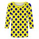 thumbnail image 4 of mfyjkho Tops De Tallas Grandes, Blusa Informal De Moda Para Mujer, Con Cuello Redondo Y Mangas 3/4, Estampada Tops De Tallas Grandes Xxxxxl, 4 of 6