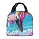 thumbnail image 1 of Easygdp Tropical Flamingo Summer Bolsa Térmica Premium - Tela Oxford Impermeable, Gran Capacidad, Bolsillo Frontal, Unisex para Trabajo, Escuela, Actividades al Aire Libre y Picnics, 1 of 7