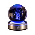 thumbnail image 5 of Base de bola de cristal luminosa de madera maciza, luz de noche de madera, portalámparas redondo, luz blanca cálida, lámpara de mesa con enchufe USB, LED de 1 m de largo, 5 of 5