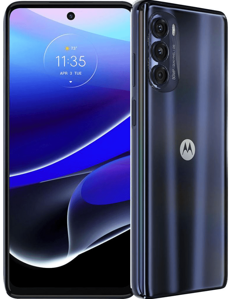 Boost Motorola Moto G Stylus 5G (2022) XT2215-4 Cell Phones 128GB, Steel Blue/6.8 in