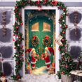 thumbnail image 4 of Bannière de Porte Décorative de Fête de Vacances avec Joyeux Noël pour Usage Intérieur et Extérieur, 4 of 5