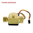 thumbnail image 2 of 1/2" Water Flow Sensor Brass 1.75MPa Hall Sensor Turbine Pulse Flowmeter DC5~18V Used For Water Heaters Water Dispensers ,Durable Build, 2 of 6