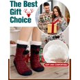 thumbnail image 6 of Womens Slipper Fuzzy Grips Socks Fluffy Winter Warm Thick Thermal Cozy Plush Non Slip Cabin Soft Fleece Socks 1Pairs, 6 of 6