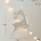 thumbnail image 3 of Plastic Crystal Deer Christmas Forest Elk White Flash Gold Dessert Table Decor Merry Christmas Decor For Home Kids Naviidad Gift, 3 of 5