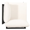 thumbnail image 6 of Solid Acacia Wood Accent - Resists Darkening Over Time / Cream Water-Resistant Cushions - Comfortable and Cleanable + Matte Iron Frame - Elegant and Long-Lasting / Beautifies Home Space, 6 of 6