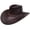Brown, variant on Cowboy Hat,3D Wide Brim Cowgirl Hat for Sun Protection,Moisture-Wicking Sweatband Safari Hat,Brown