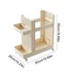 thumbnail image 3 of Cesta de almacenamiento de varios niveles | Organizador de esterillas de yoga y equipo deportivo | Estante modular de plástico para casa y garaje | Negro, beige y blanco, 3 of 6