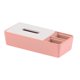 thumbnail image 3 of Caja de pañuelos en miniatura para casa de muñecas, decoración moderna de metal rectangular para baño, sala de estar, modelo de soporte de pañuelos Rosa, 3 of 8