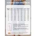 thumbnail image 7 of DOKOTOO Women Wide Leg Jeans High Waisted Stretch Denim Elastic Waist Ruffle Hem Flare Pants Vintage Loose Fit High Rise Baggy Jeans, 7 of 7