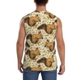 thumbnail image 4 of Daiia Retro Squirrel Printed Men's Tank Tops,Casual Soft Sleeveless Gym Muscle Shirts Bodybuilding Tee-3X-Large, 4 of 8