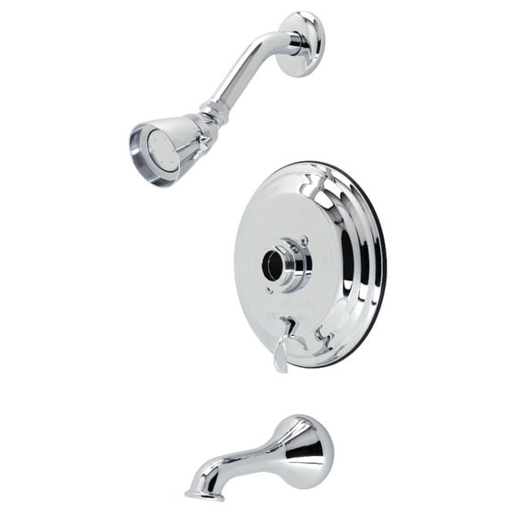 Kingston Brass Tub and Shower Trim in Polished Chrome Without Handle - KB36310TLH