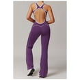 thumbnail image 2 of Monos for mujer, barra lateral, espalda cruzada, tanque de una pieza, deportes, espalda calada, mono de Yoga, traje de Yoga, levantamiento de cadera, 2 of 7