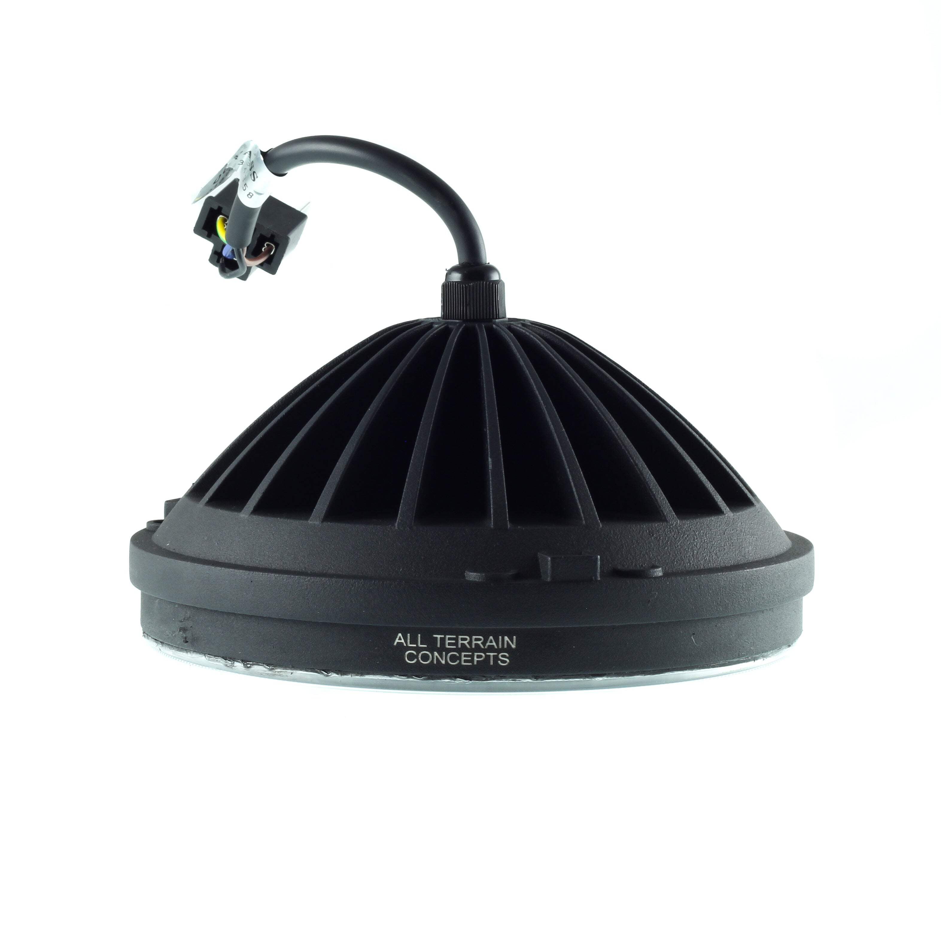 All Terrain Concepts - Dual Halo 7-inch Headlights | Illuminate Your Path with Cutting-Edge LED Technology | Set of Two | High Intensity CREE LEDs | Amber and White Halo Options | Built-in LED Canbus