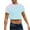 Light Blue, variant on Shirts for Men Short Sleeve Round Neck Summer Leisure Print Crop Top Navy XL