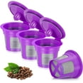 thumbnail image 1 of [] Reusable Coffee Filters For Keurig (BPA Free) Reusable K Cup Filters Cups K Cups For Keurig 1.0+2.0 Mini K cup Refillable Pods(4pack), 1 of 7