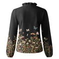 thumbnail image 5 of Mujeres Casual Manga completa Cuello en V Tops Camisas sueltas Blusa Tops estampados Pompotops  FGAJ13963, 5 of 5