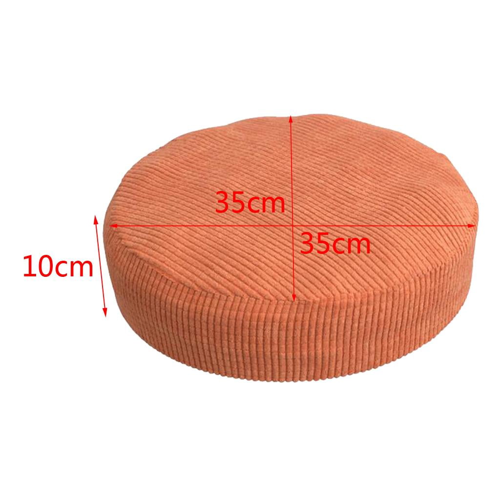 Gray 35x35x10cm Inzopo 10-16 25-40cm Stretch Round Bar Stool Cover Chair Cushion Pad Sleeve Cover