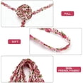 thumbnail image 2 of 5Yards Flower Lace Edge Trim Ribbon 14MM Width Deep Pink Floral Edging Trimmings Polyester Fabric Embroidered Applique, 2 of 7